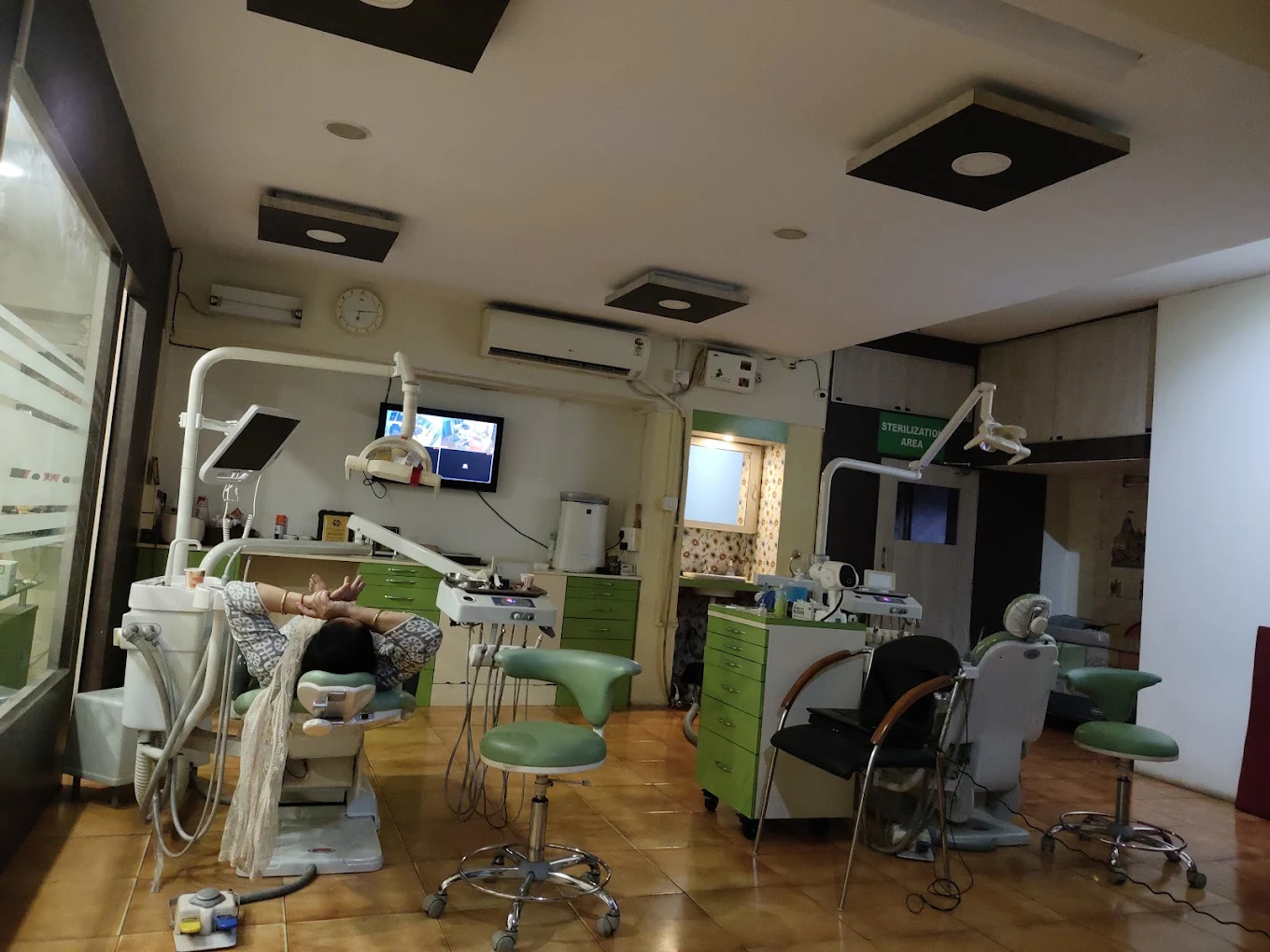 Inside the clinic